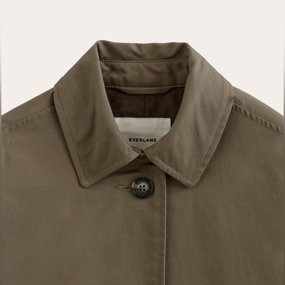 Everlane The Mac Coat Beech Women Size:XS NWT Button Front Classic - Picture 6 of 15